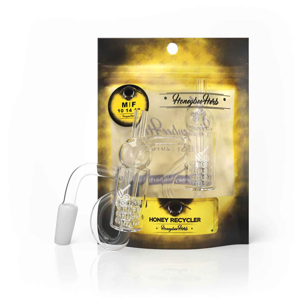 25mm Honey Recycler Quartz Banger 90° - Complete Kit