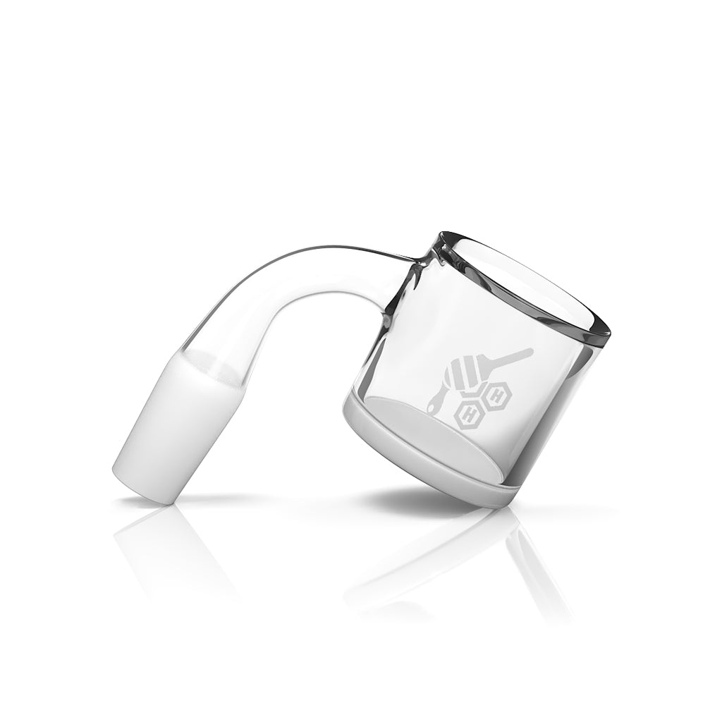 XL Durable Quartz Banger 30mm 90° - Honey & Milk Opaque Base