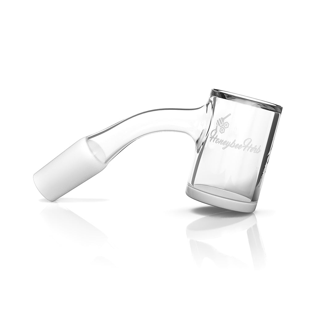 45° Full Weld Quartz Banger - Honey & Milk Bevel 25mm | BL