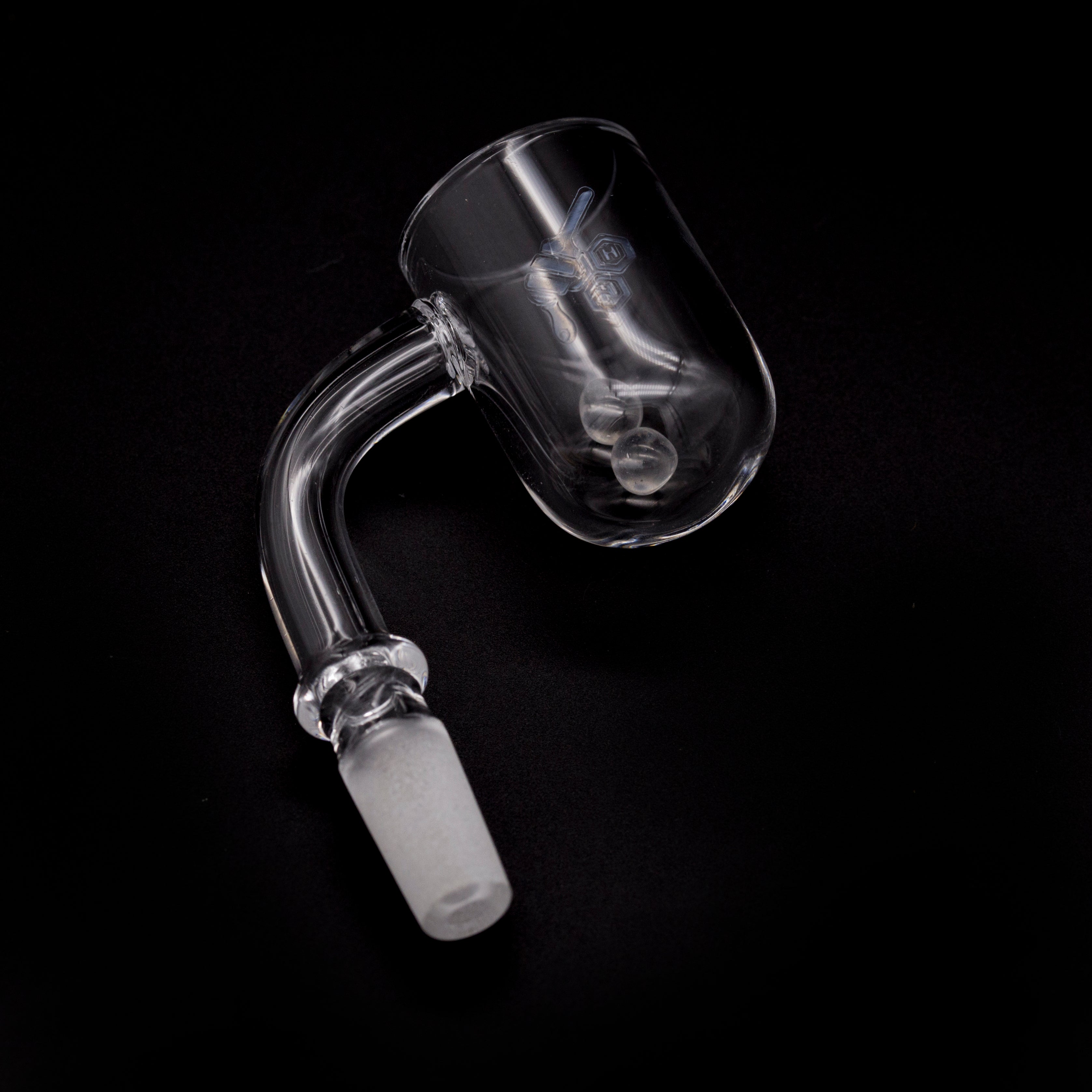 Honey Cyclone 25mm Round Bottom Quartz Banger 90° | Honeybee