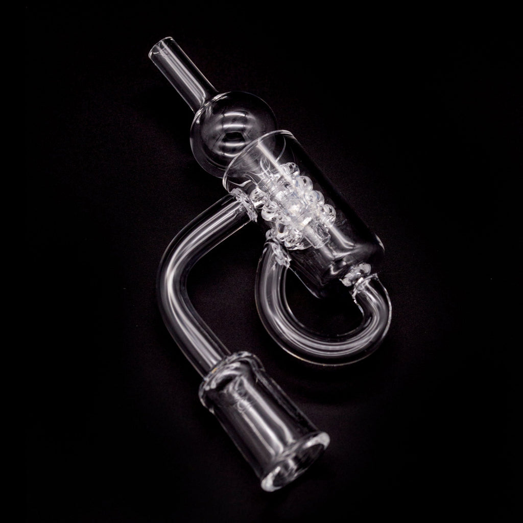 25mm Honey Recycler Quartz Banger 90° - Complete Kit