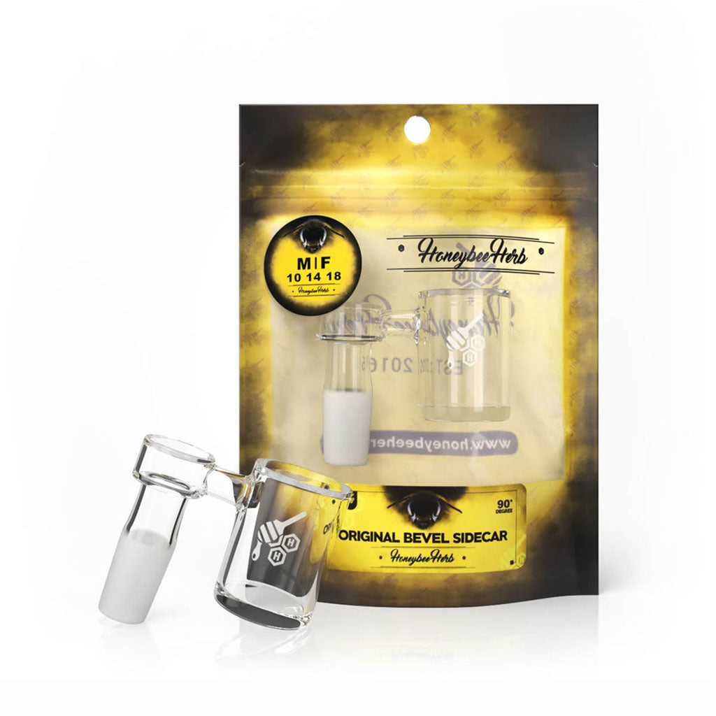 Sidecar Quartz Banger 25mm - 90° Flat Top | Honeybee Herb