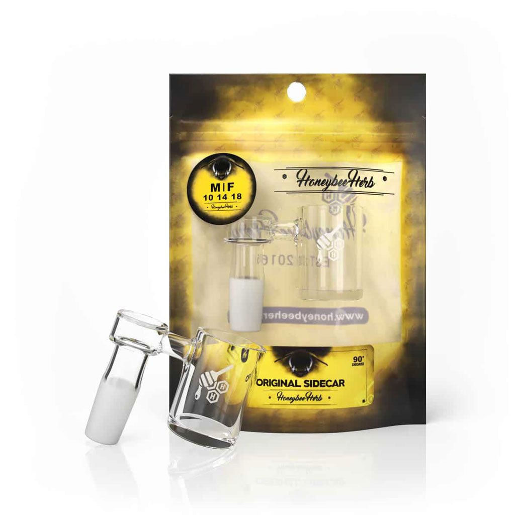 Sidecar Quartz Banger 25mm 90° - Flat Top | Honeybee Herb