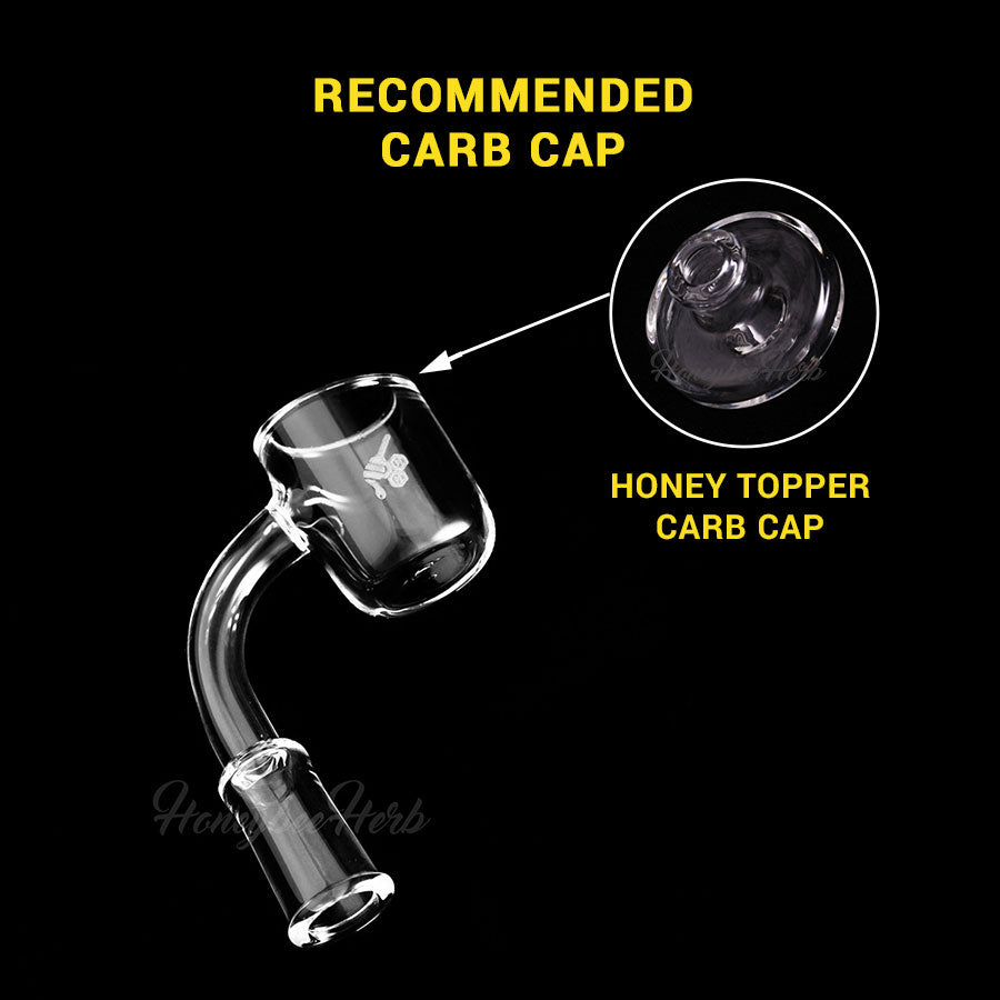 25mm Quartz Banger 90° Degree | Honeybee Herb Original