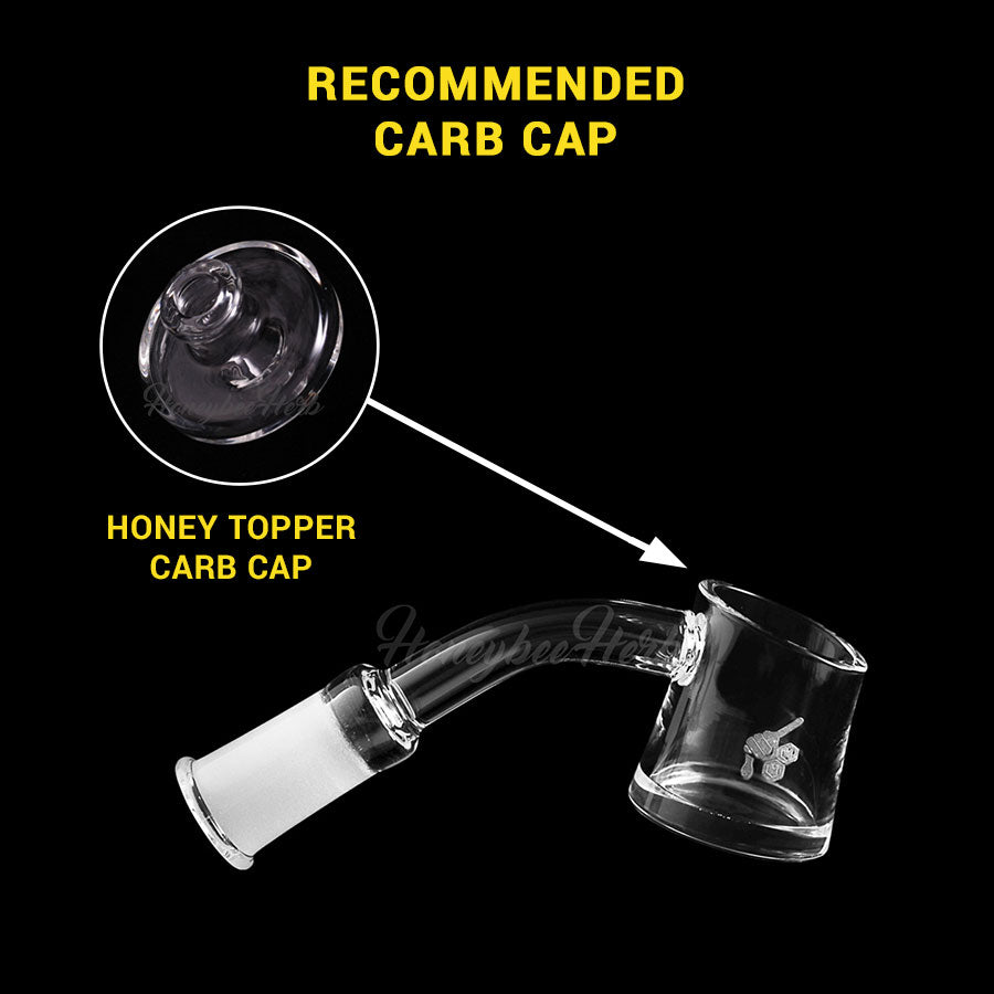 Fat Bottom 45 Degree Quartz Banger 25mm | Honeybee Herb