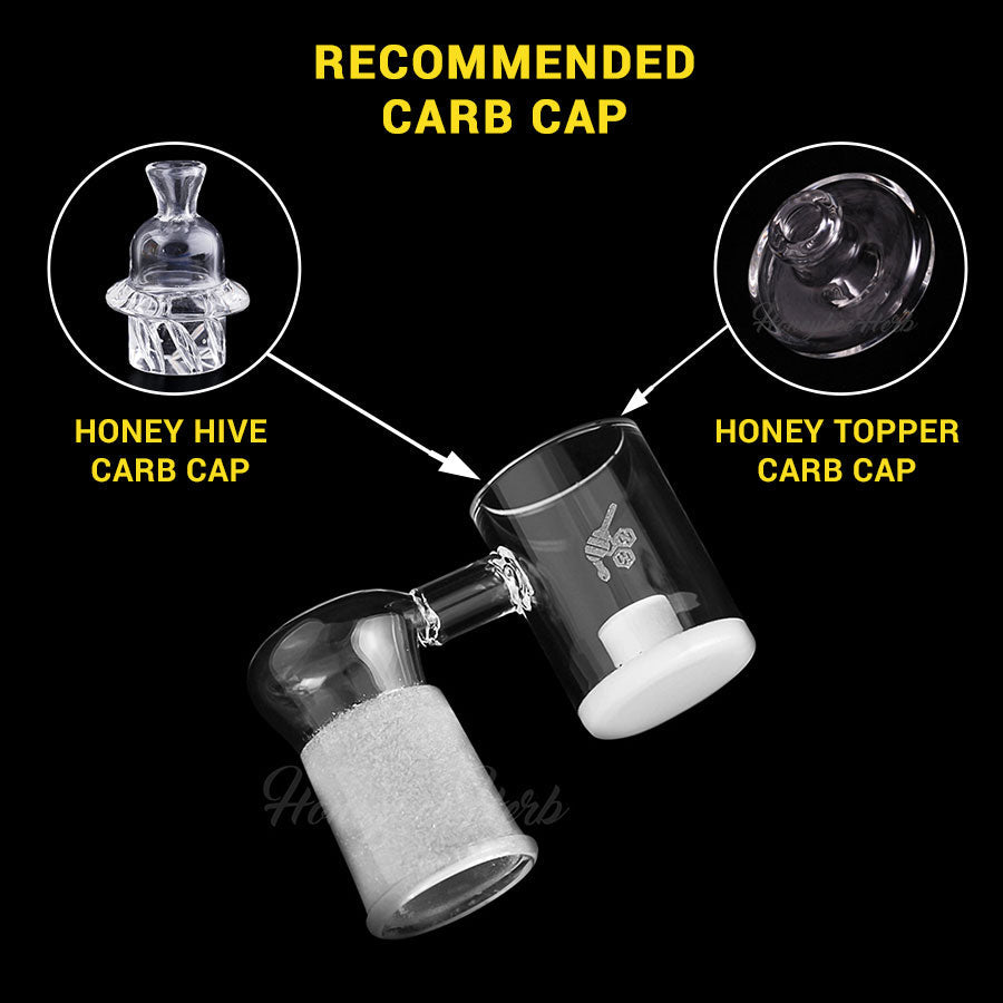 HONEY & MILK CORE REACTOR SIDECAR QUARTZ BANGER - 90° DEGREE | YL-CLOSEOUT