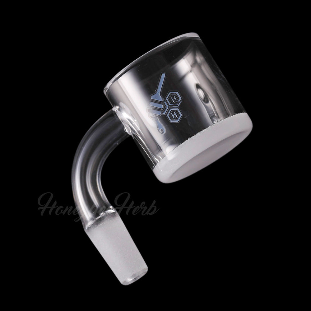 XL Durable Quartz Banger 30mm 90° - Honey & Milk Opaque Base