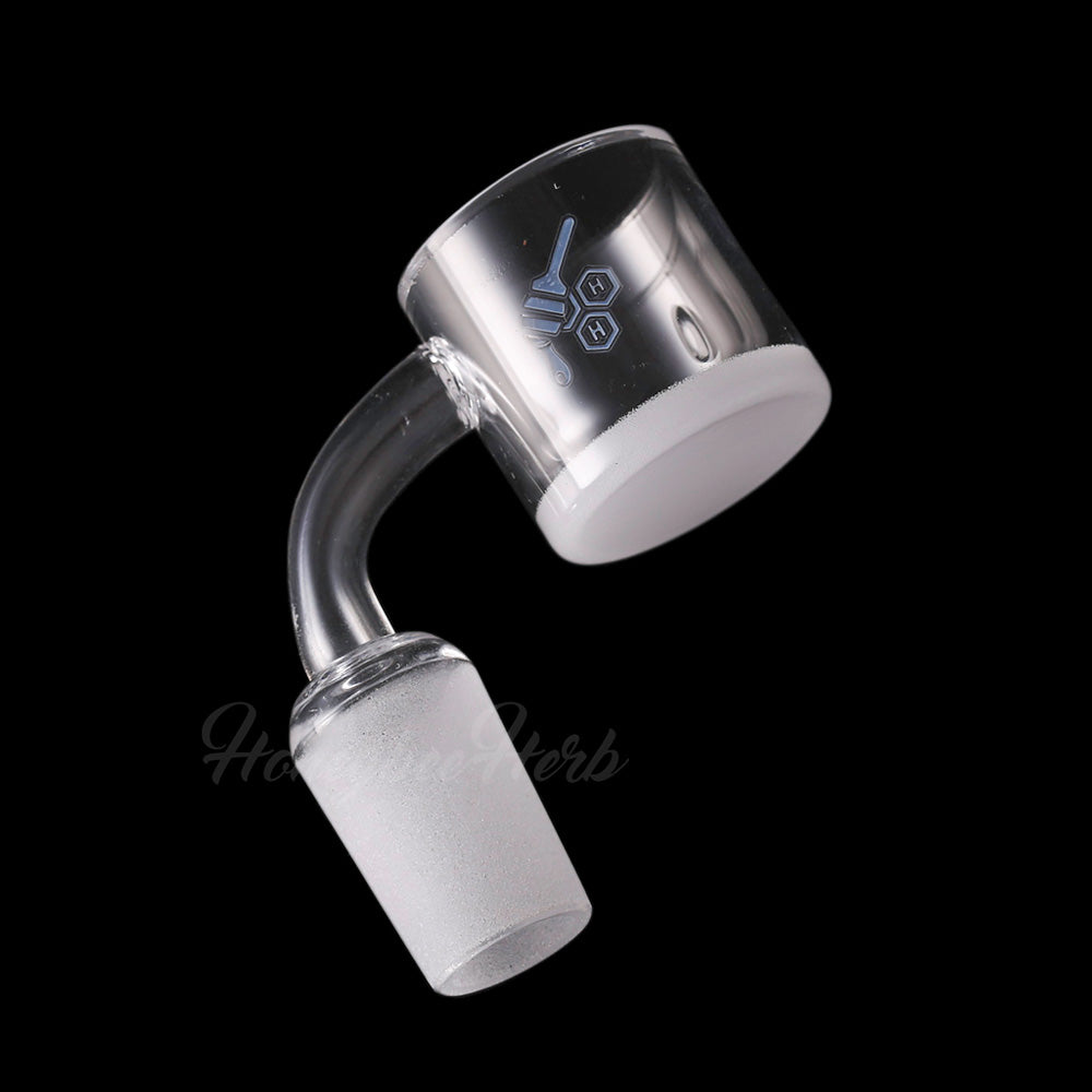 XL Durable Quartz Banger 30mm 90° - Honey & Milk Opaque Base