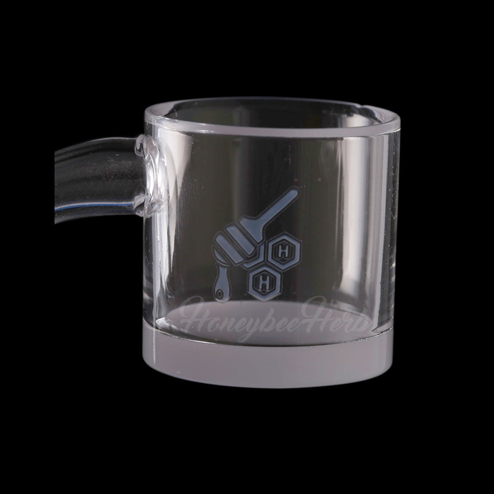 XL Durable Quartz Banger 30mm 90° - Honey & Milk Opaque Base