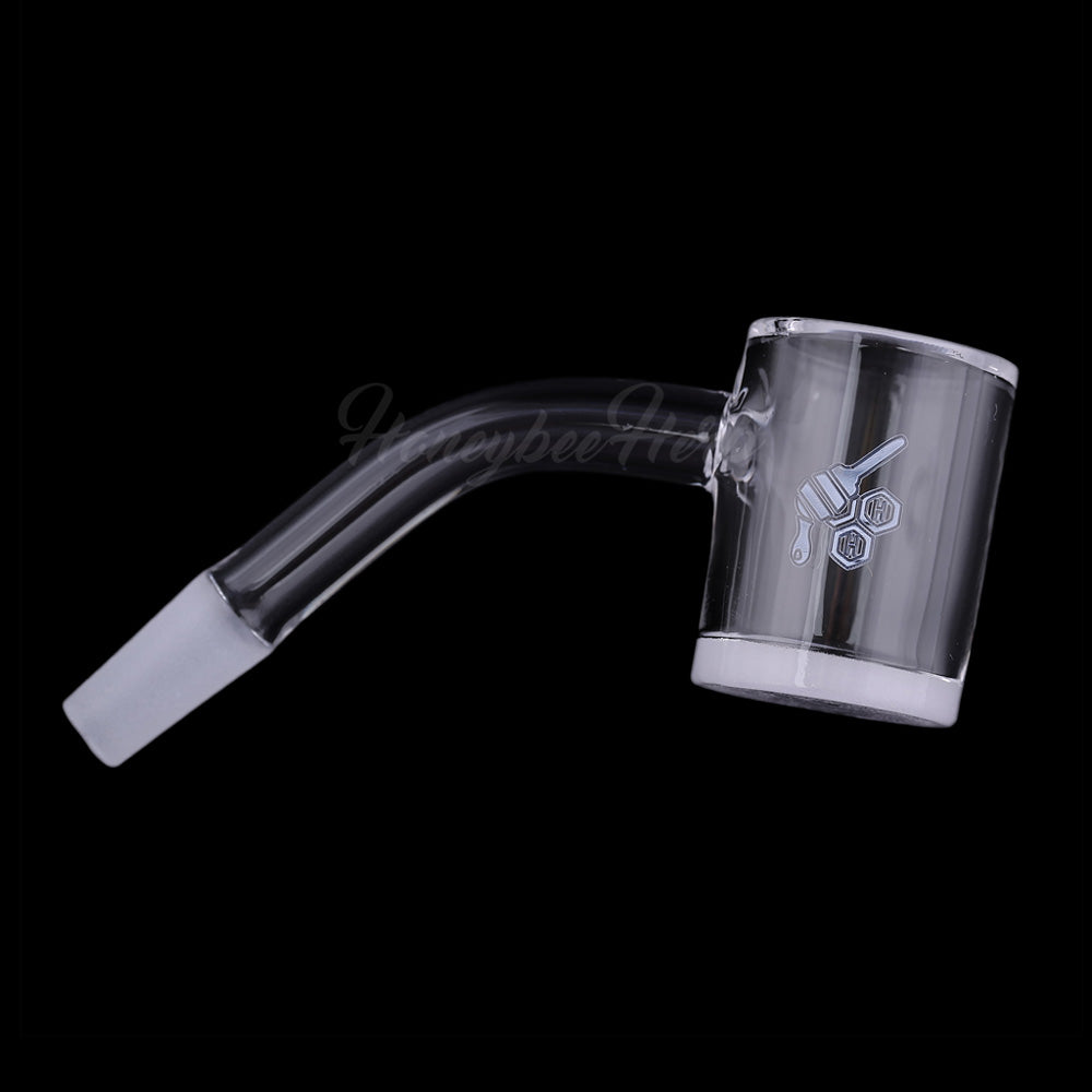45° Quartz Banger - Honey & Milk Bevel Edge 25mm | Honeybee