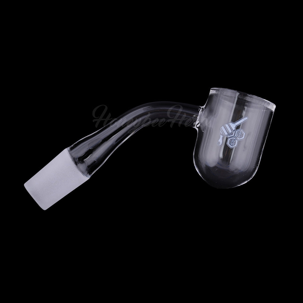 45° Quartz Banger - 25mm Beveled Edge | Honeybee Herb