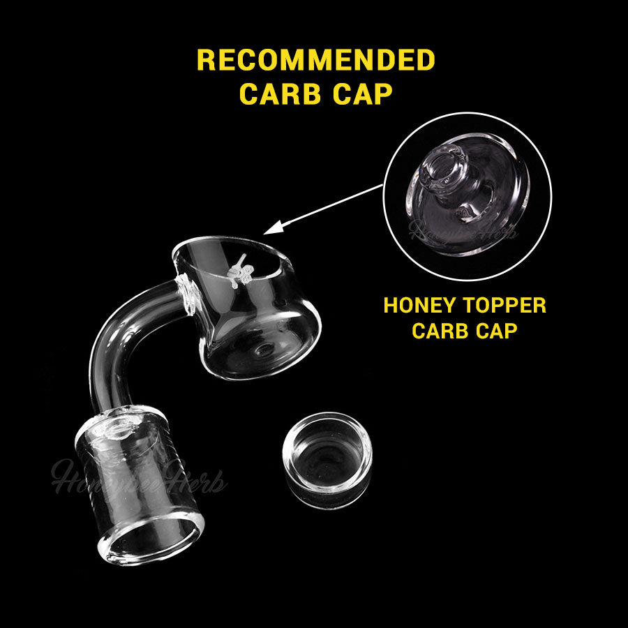 25mm Thermal Insert Quartz Banger 90° | Honeybee Herb