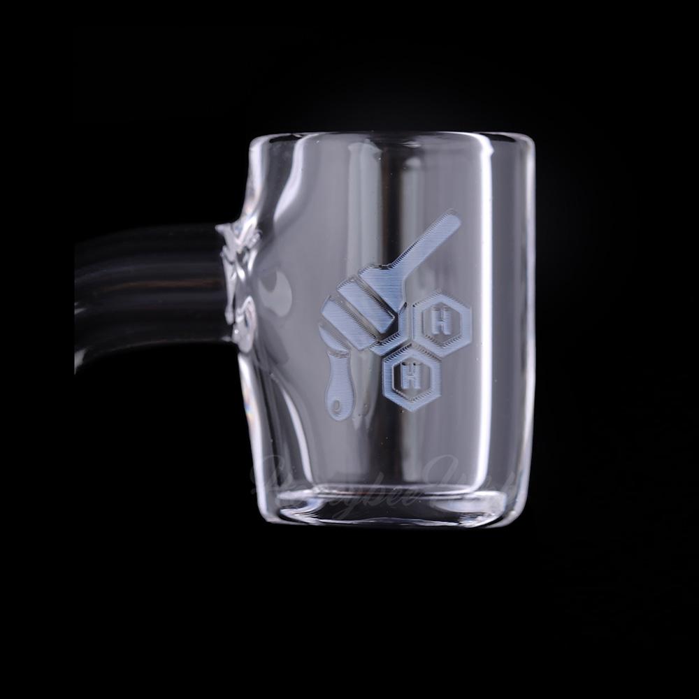 4mm Thick Quartz Banger 90° - Premium Heat Retention | HB