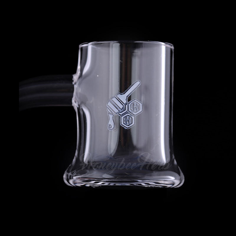 25mm Flat Top Quartz Banger 90° | Honeybee Herb Honey Mug