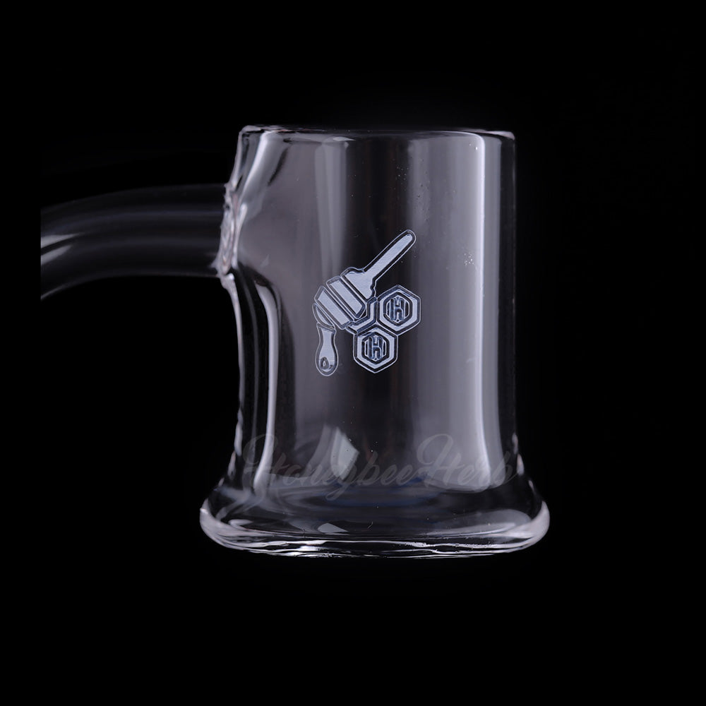 Honeybee Herb Honey Mug 45° Quartz Banger - 25mm | 3mm Thick