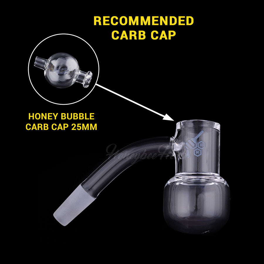Honey Kettle 45° Quartz Banger 20mm - Yellow Line