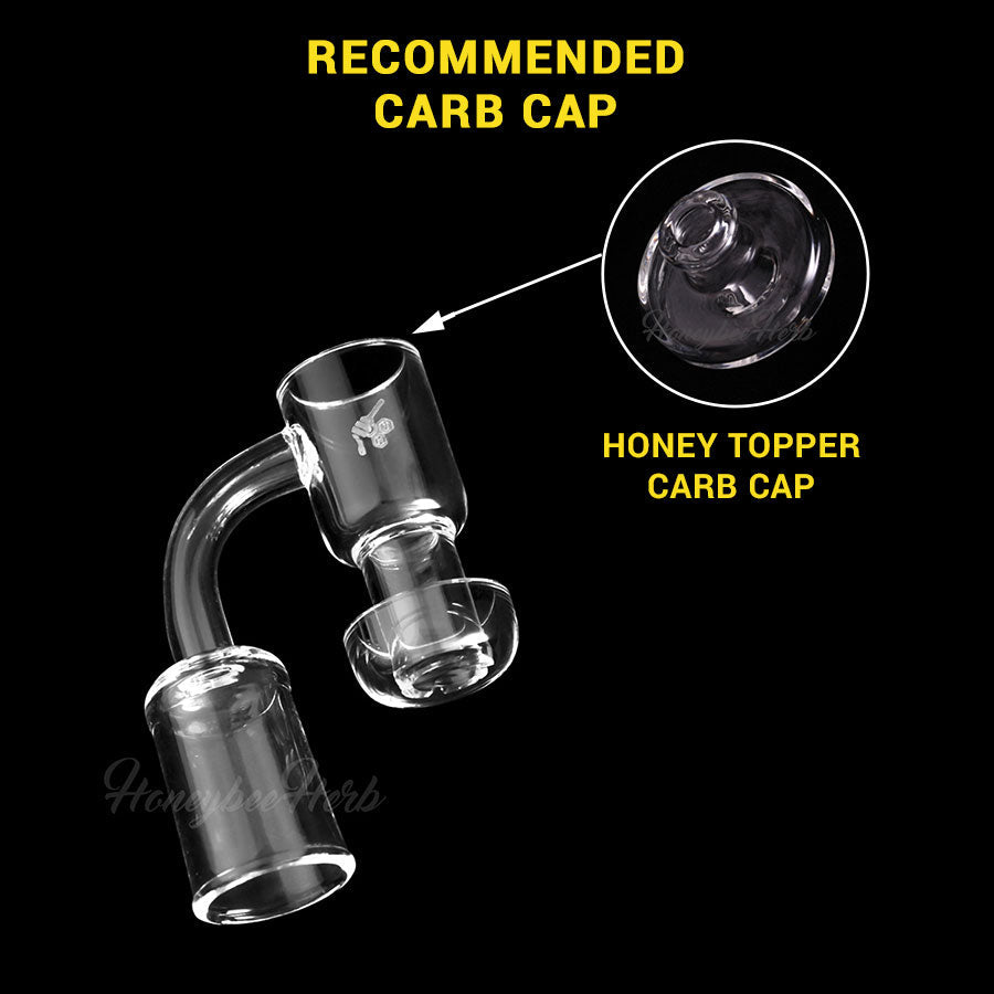 Honeysuckle Terp Slurper Banger 90° - 20mm Quartz | Honeybee