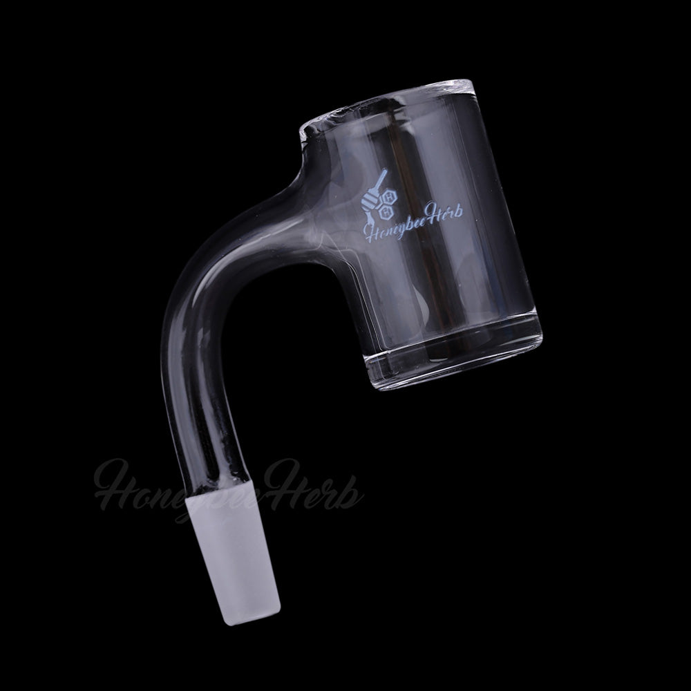 25mm Beveled Quartz Banger 90° - Full Weld | Honeybee Herb