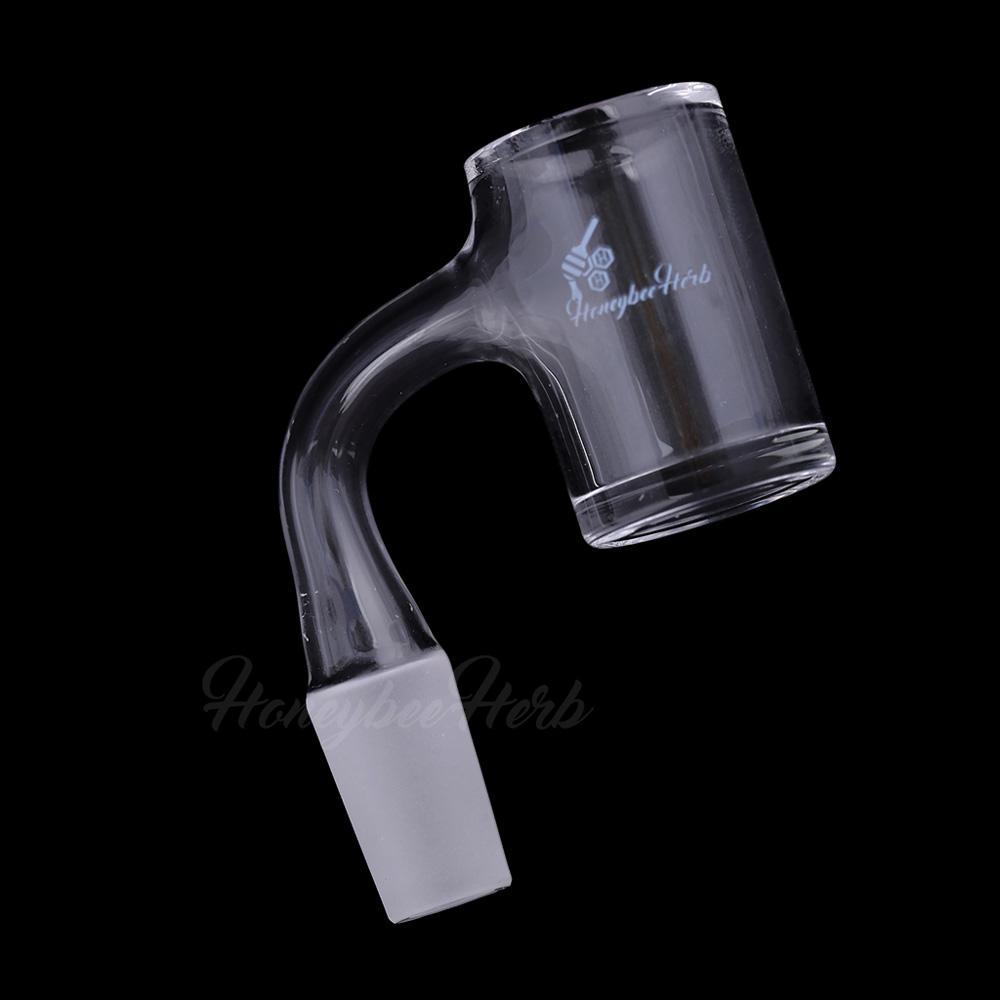 25mm Beveled Quartz Banger 90° - Full Weld | Honeybee Herb