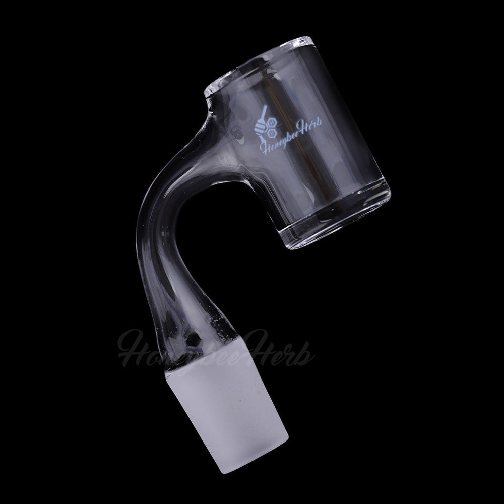 25mm Beveled Quartz Banger 90° - Full Weld | Honeybee Herb