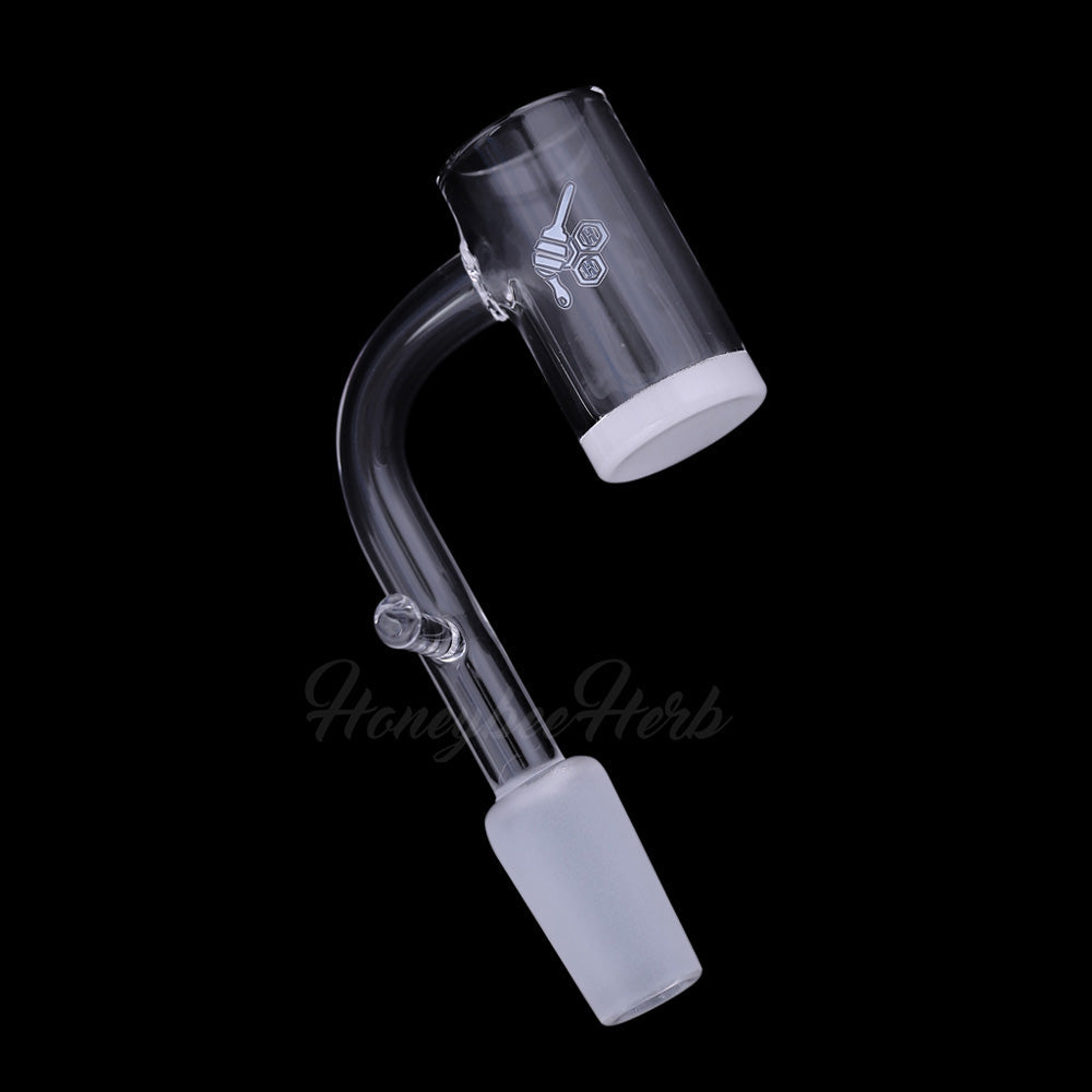 20mm Enail Quartz Banger 90° - Frosted Joint Flat Top | HB