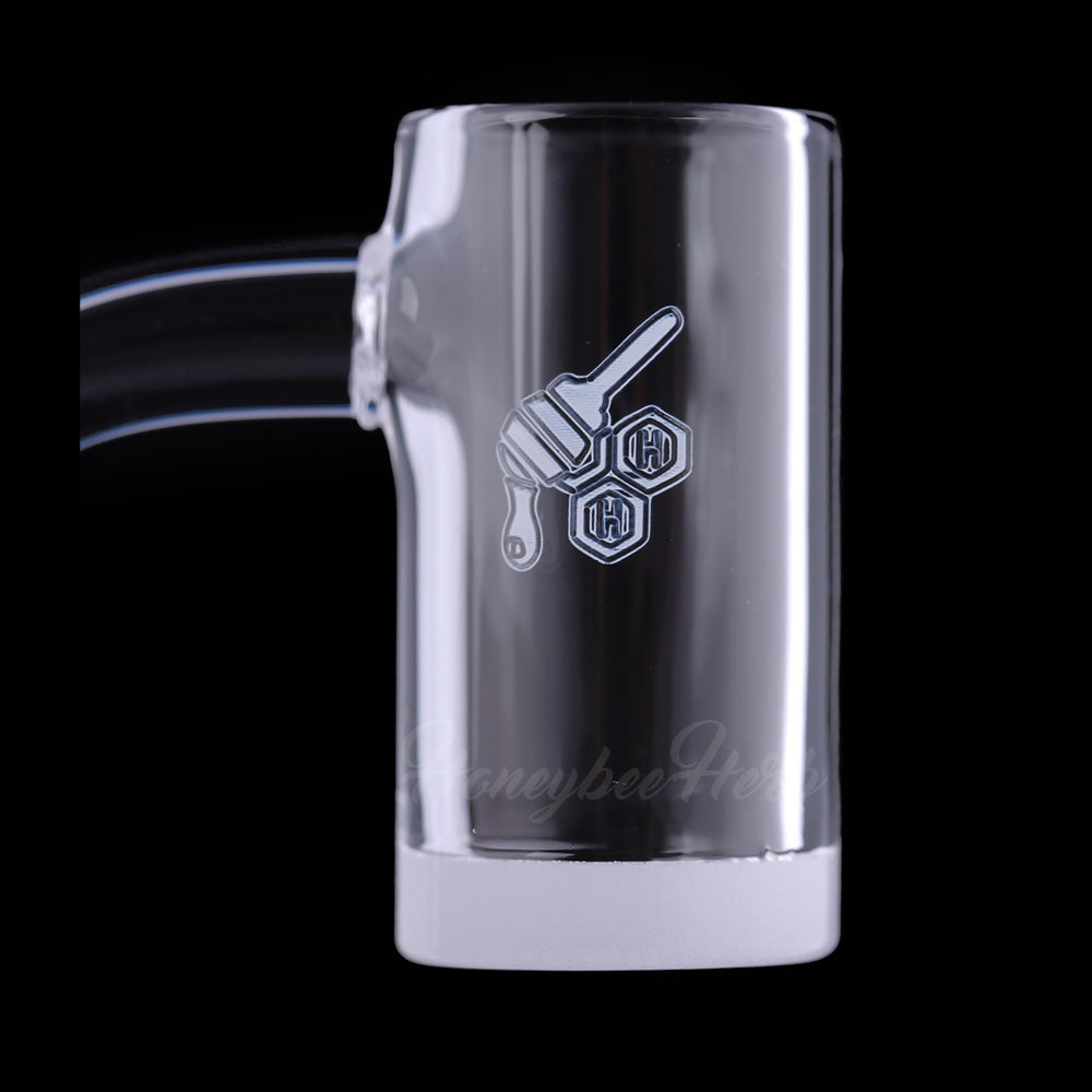20mm Enail Quartz Banger 90° - Frosted Joint Flat Top | HB