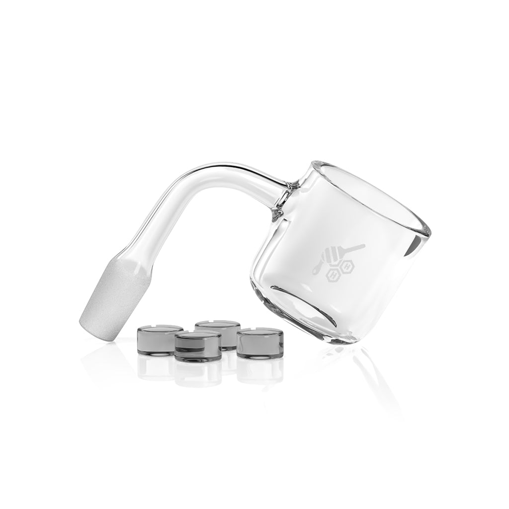 Quad Core Reactor Banger 90° - 35mm Flat Top | Honeybee Herb