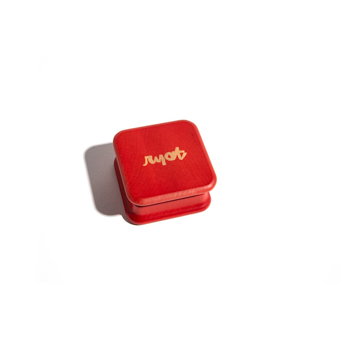 Chocolate x RYOT red maple grinder, open view – Online Smoke and Vape