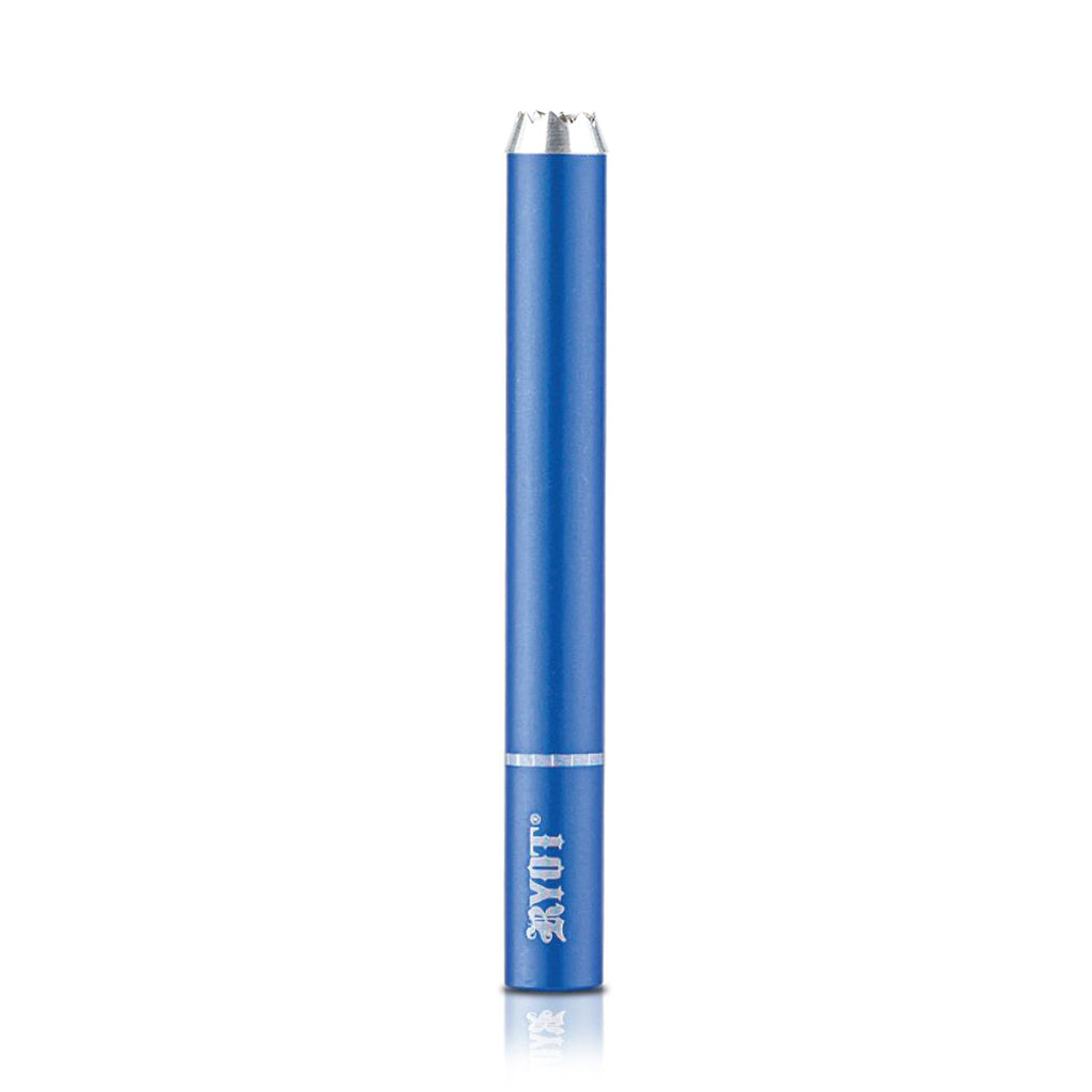 Blue RYOT anodized aluminum one hitter, digger tip – Online Smoke and Vape
