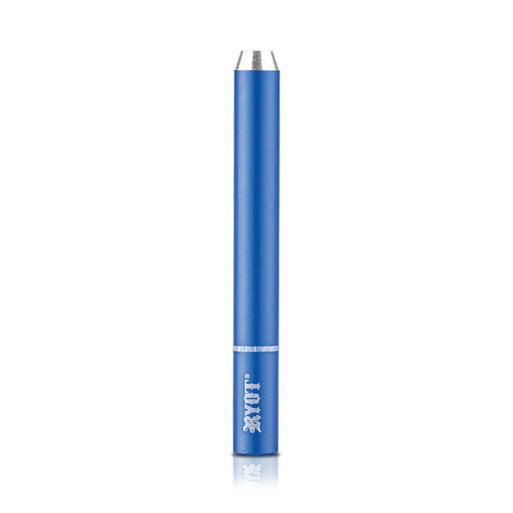 Blue RYOT anodized aluminum one hitter, bladed tip – Online Smoke and Vape