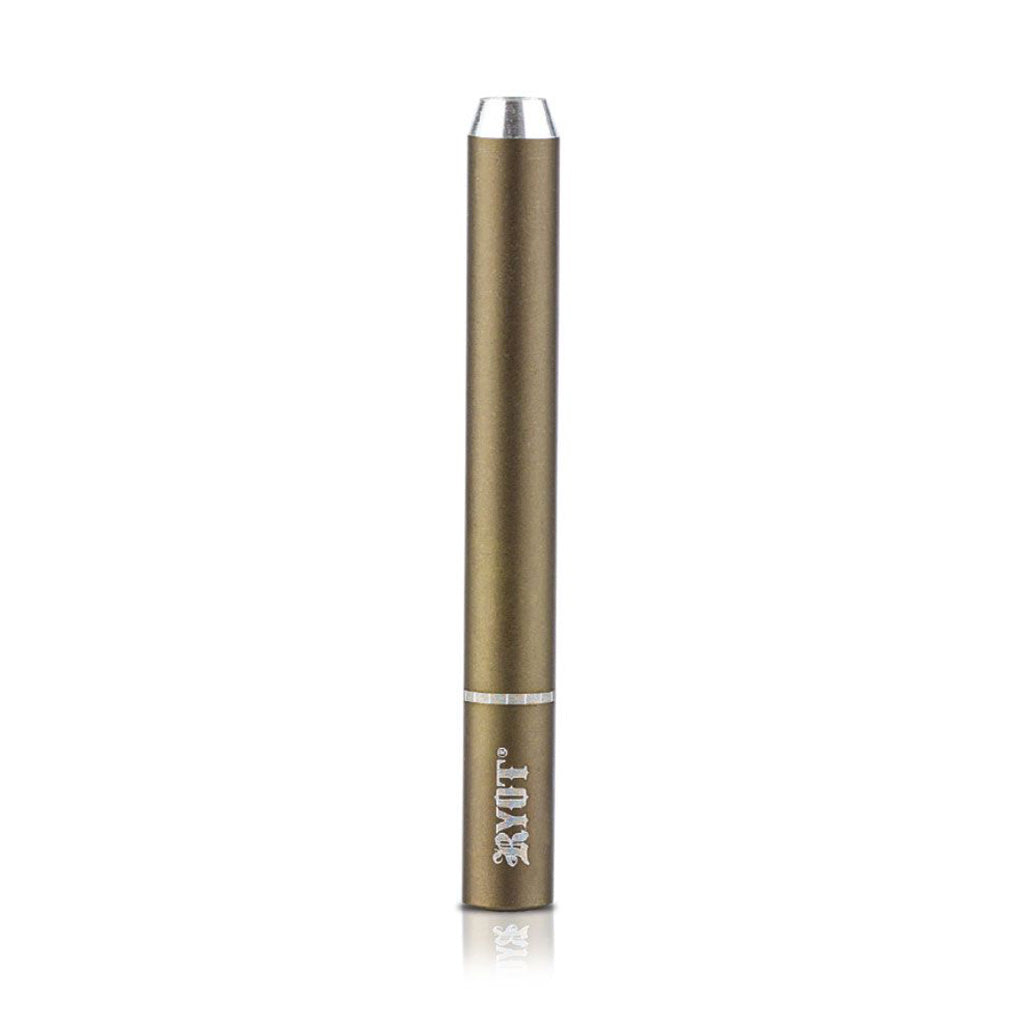 Gunmetal RYOT anodized aluminum one hitter, bladed tip – Online Smoke and Vape