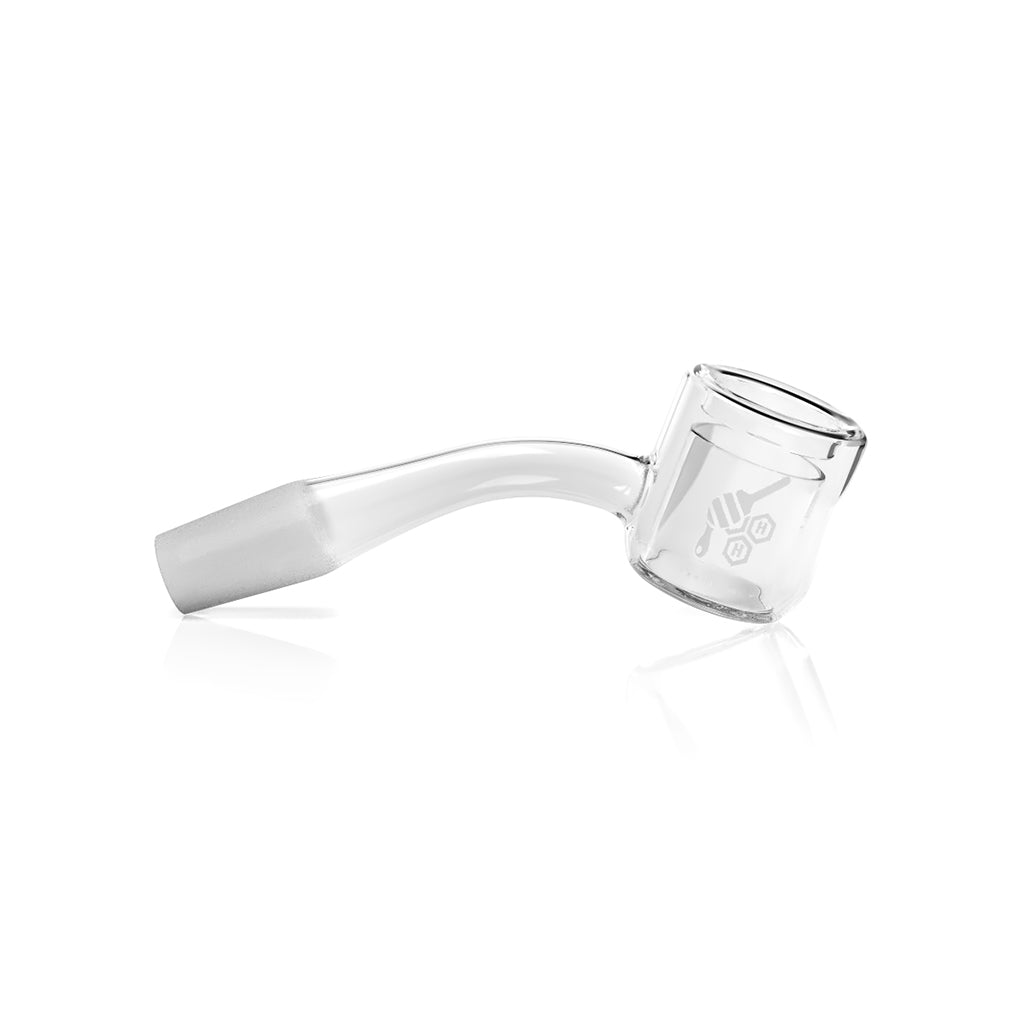 25mm Thermal Quartz Banger 45° - Double Wall | Honeybee Herb