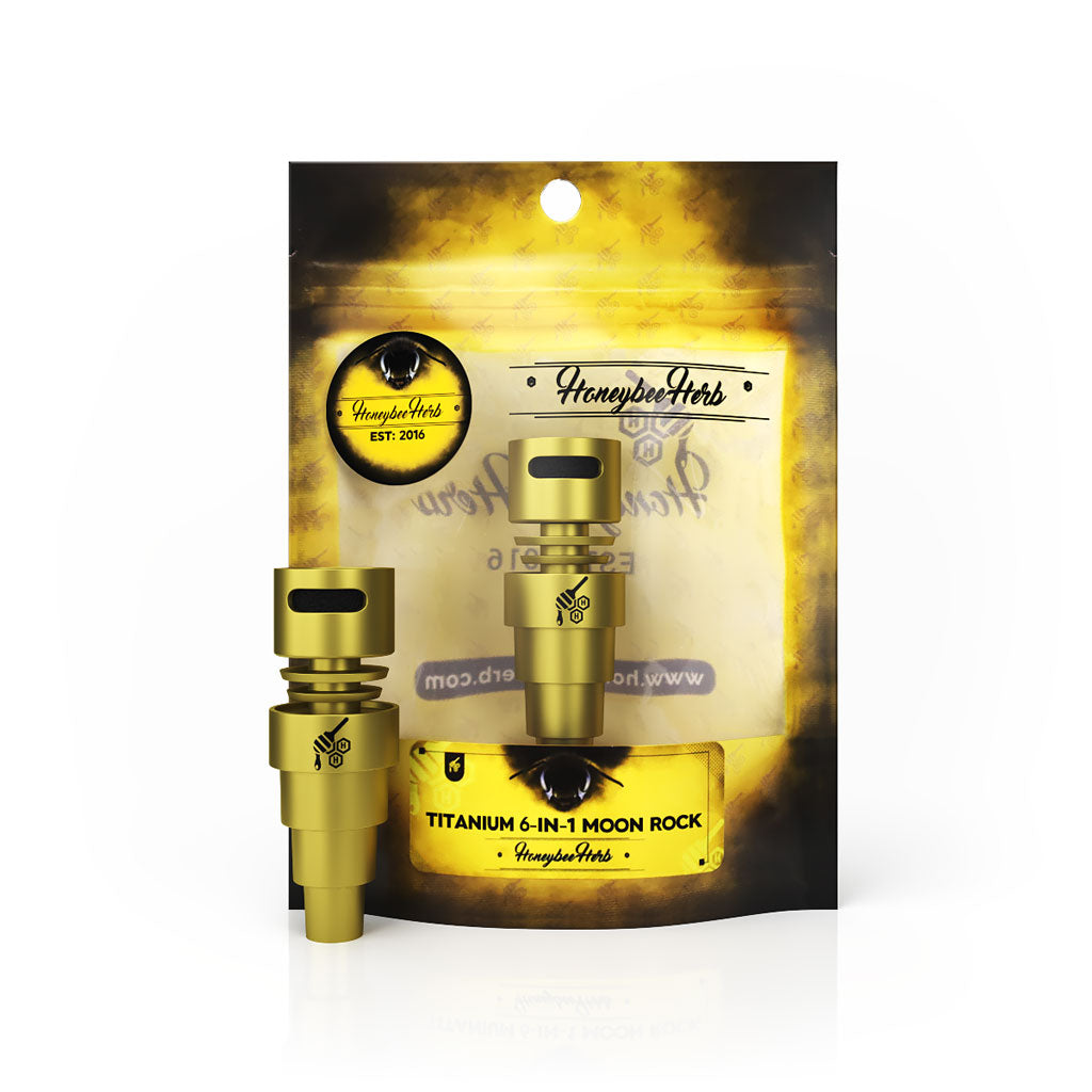 TITANIUM 6 IN 1 MOON ROCK DAB NAIL