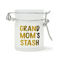 Frosted glass airtight Grandmom's Stash storage jar, 2.5 inch – Online Smoke and Vape