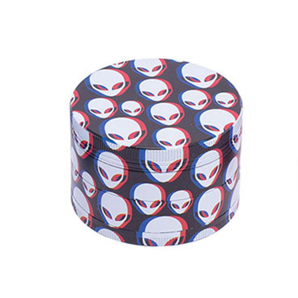 Alien USA Wacky 4-piece herb grinder, 2.5 inch – Online Smoke and Vape