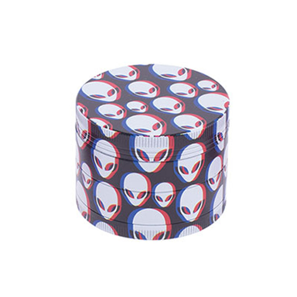 Alien USA Wacky 4-piece herb grinder, 2 inch – Online Smoke and Vape