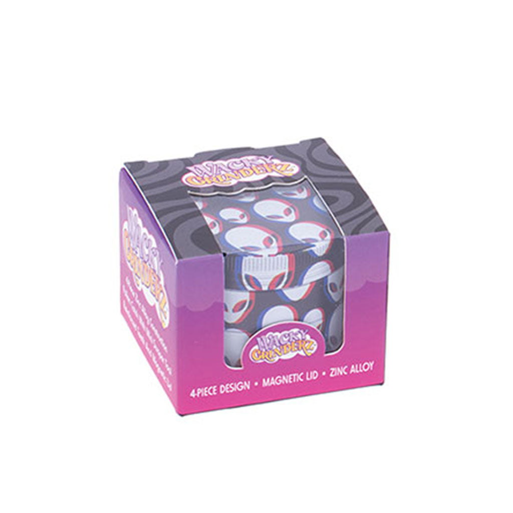 Alien USA Wacky grinder packaging, 2 inch – Online Smoke and Vape