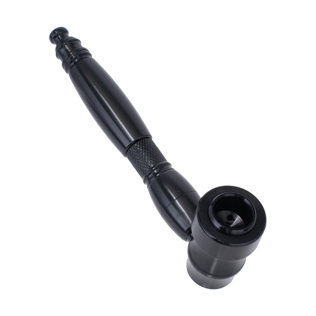 Black aluminium metal spoon hand pipe – Online Smoke and Vape