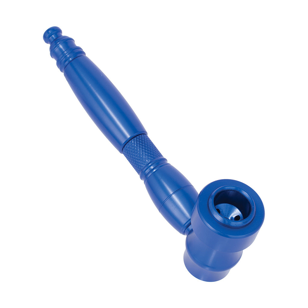 Blue aluminium metal spoon hand pipe – Online Smoke and Vape