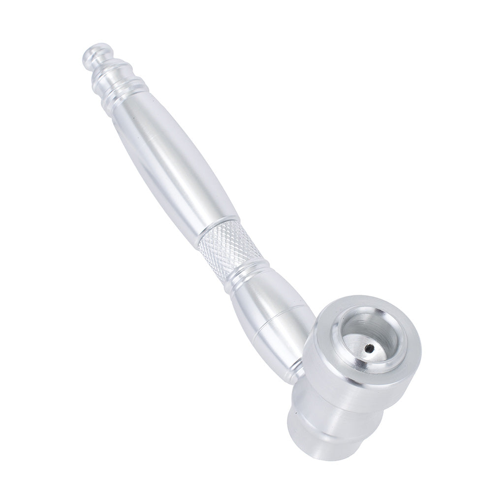 Silver aluminium metal spoon hand pipe – Online Smoke and Vape