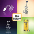 Honeybee Herb BuzzDeal bundle with recycler rig, banger and carb cap – Online Smoke and Vape