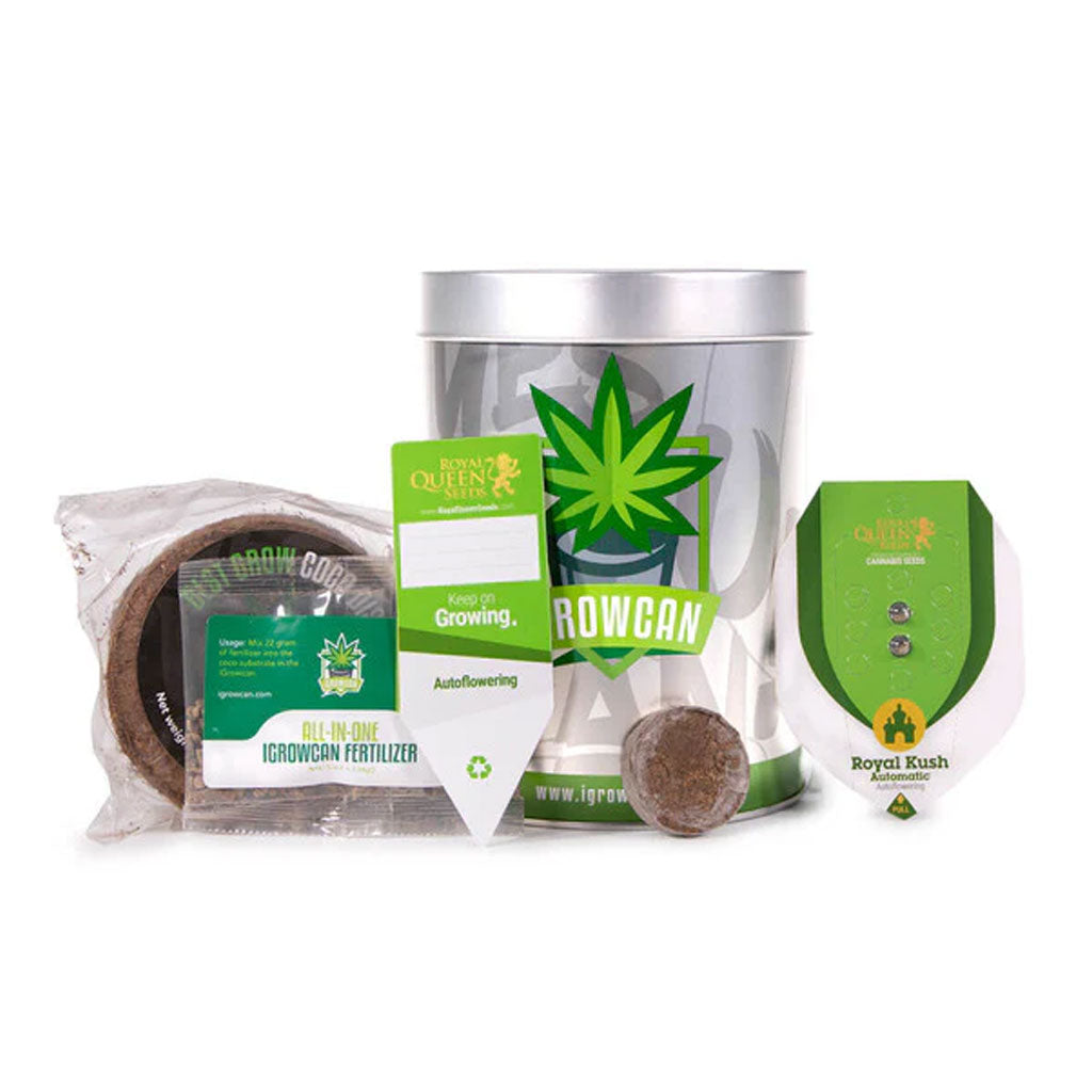 iGrowCan automatic all-in-one grow kit, contents – Online Smoke and Vape