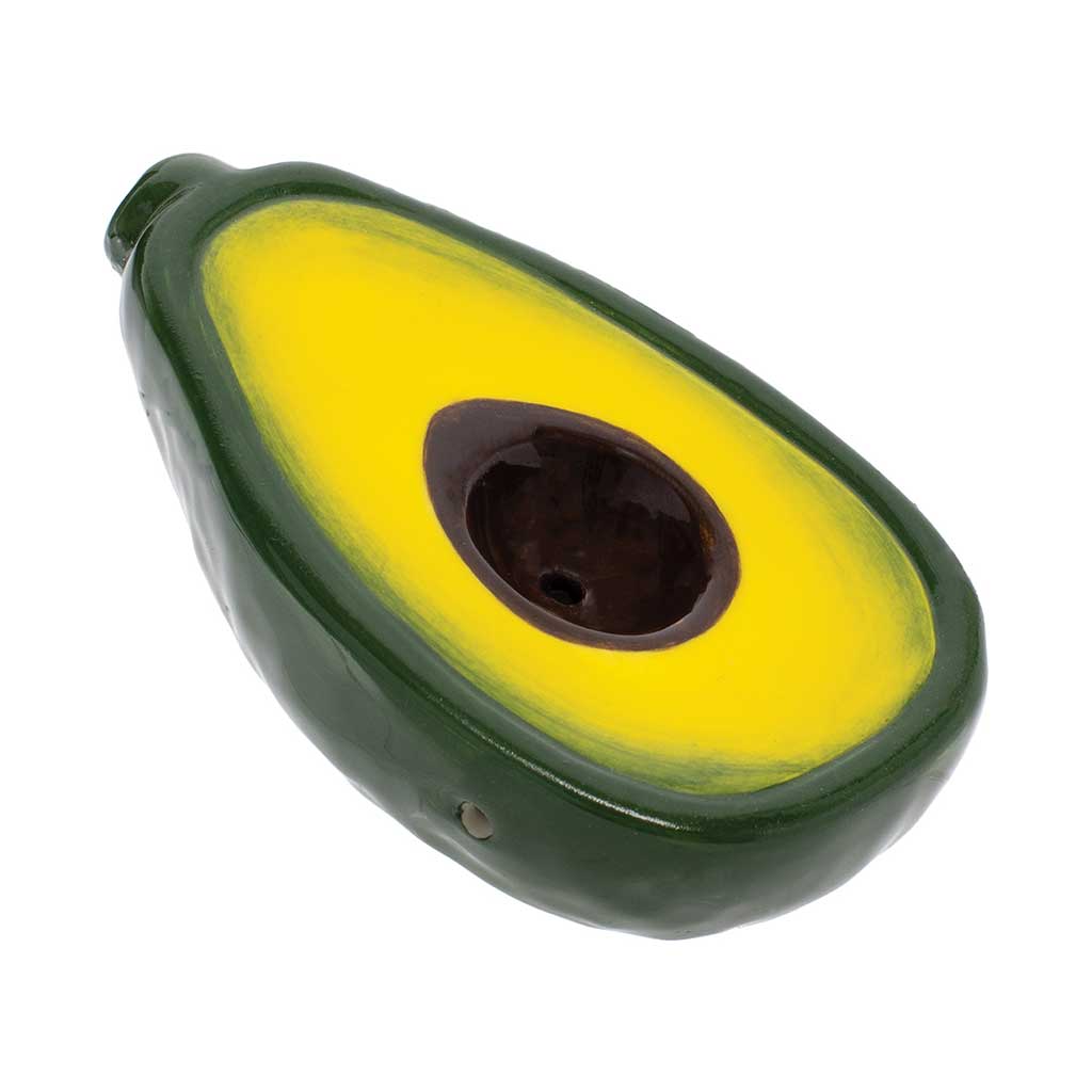 Wacky Bowlz avocado ceramic hand pipe – Online Smoke and Vape