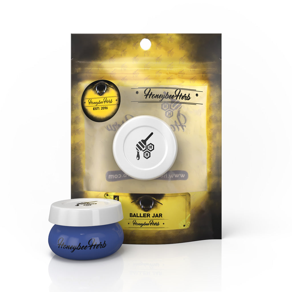Blue Baller dab jar in retail packaging – Online Smoke and Vape