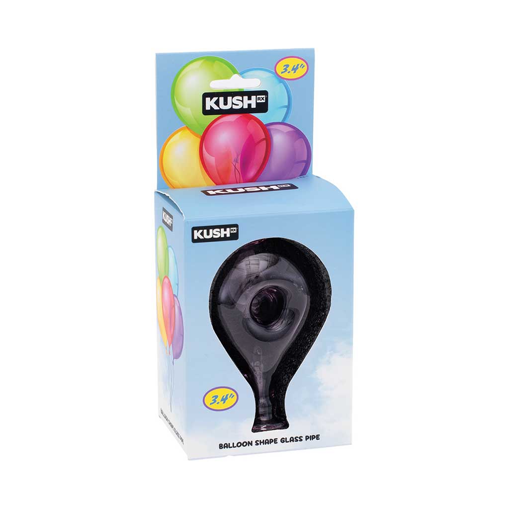 Pink balloon dog glass hand pipe in retail box – Online Smoke and Vape