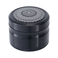Black mandala 4-piece aluminum herb grinder – Online Smoke and Vape