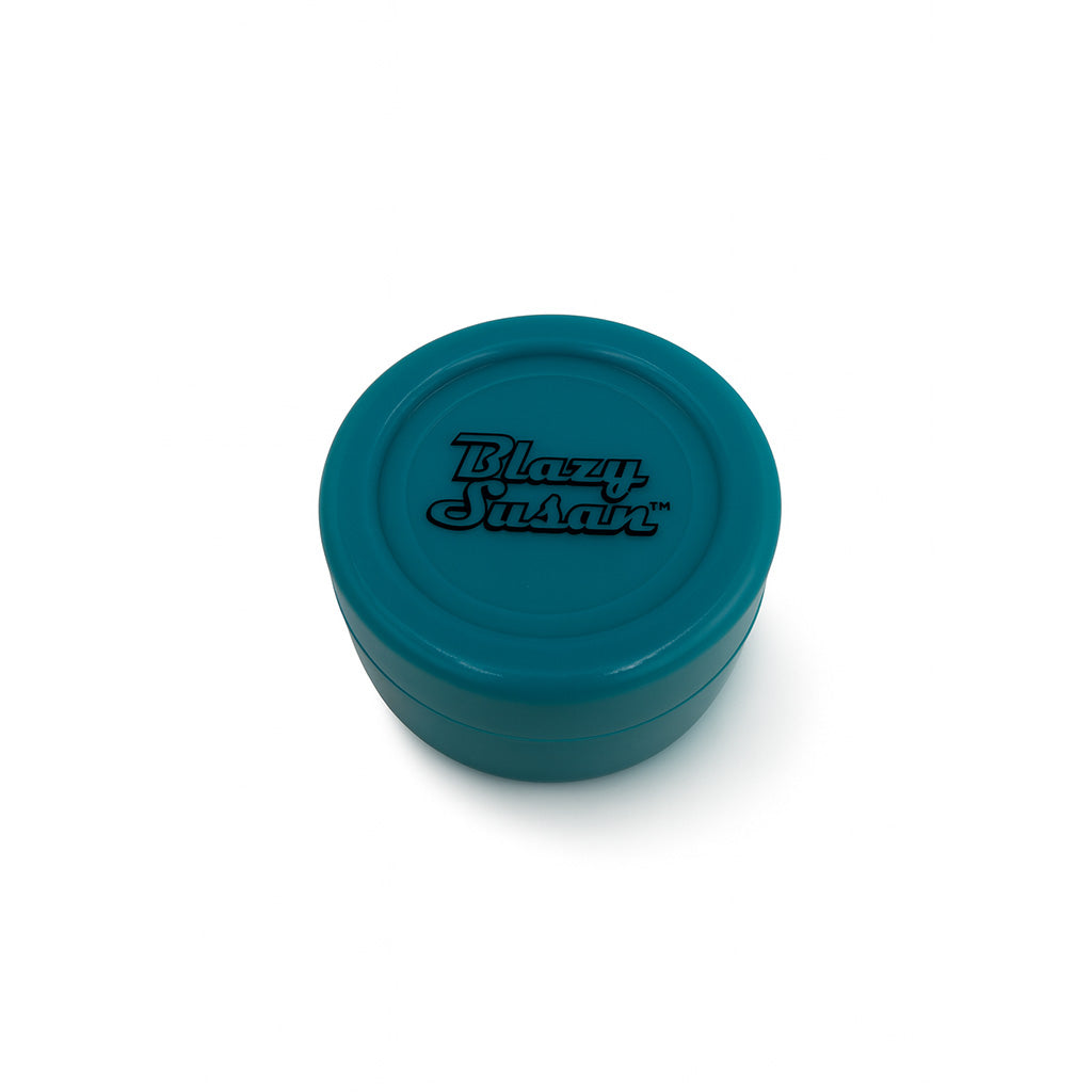 Blazy Susan teal silicone dab container – Online Smoke and Vape