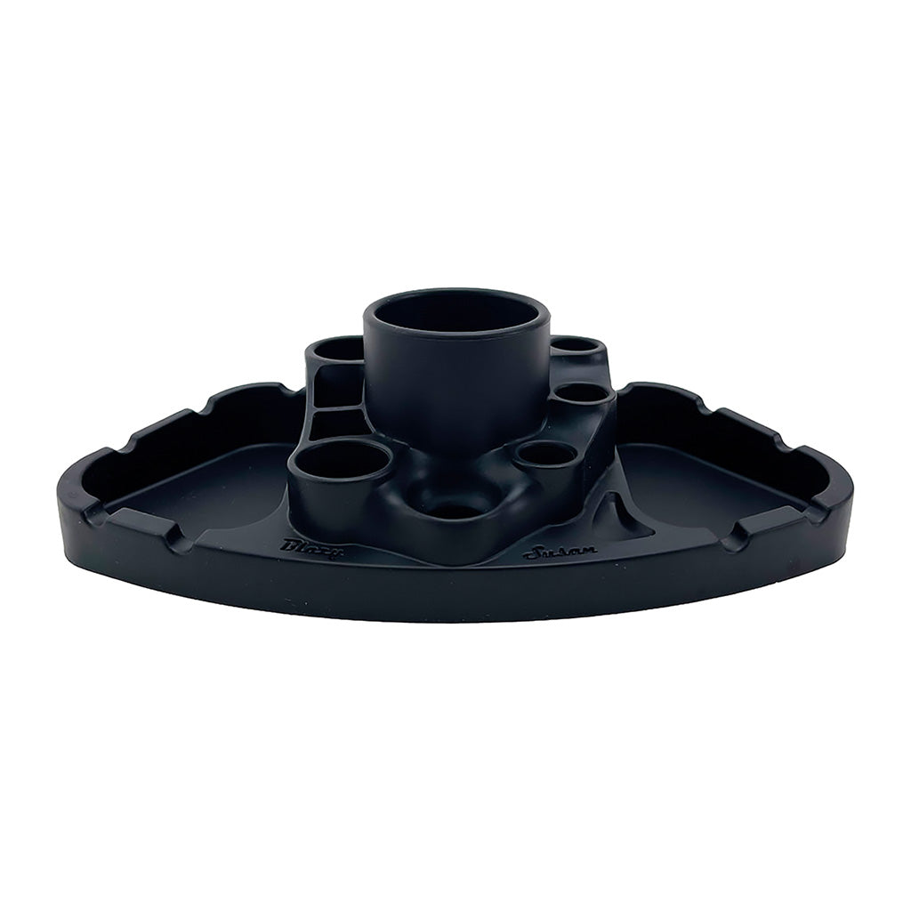 Blazy Susan Deluxe black silicone dab station organizer – Online Smoke and Vape