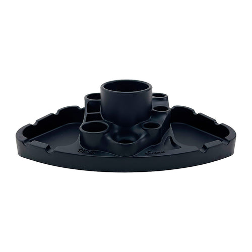 Blazy Susan Deluxe black silicone dab station organizer – Online Smoke and Vape