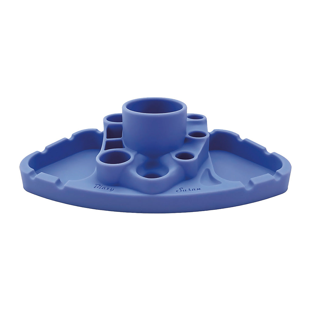 Blazy Susan Deluxe purple silicone dab station organizer – Online Smoke and Vape